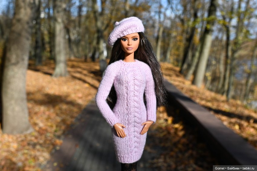 Туника и берет для Барби — Одежда для кукол (фото 4)