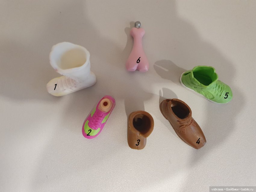 Обувь для кукол Bratz, Moxie, Ken и аналогов (однопарки)
