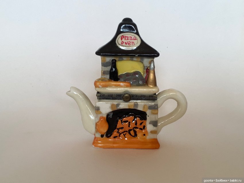 Керамический чайник шкатулка