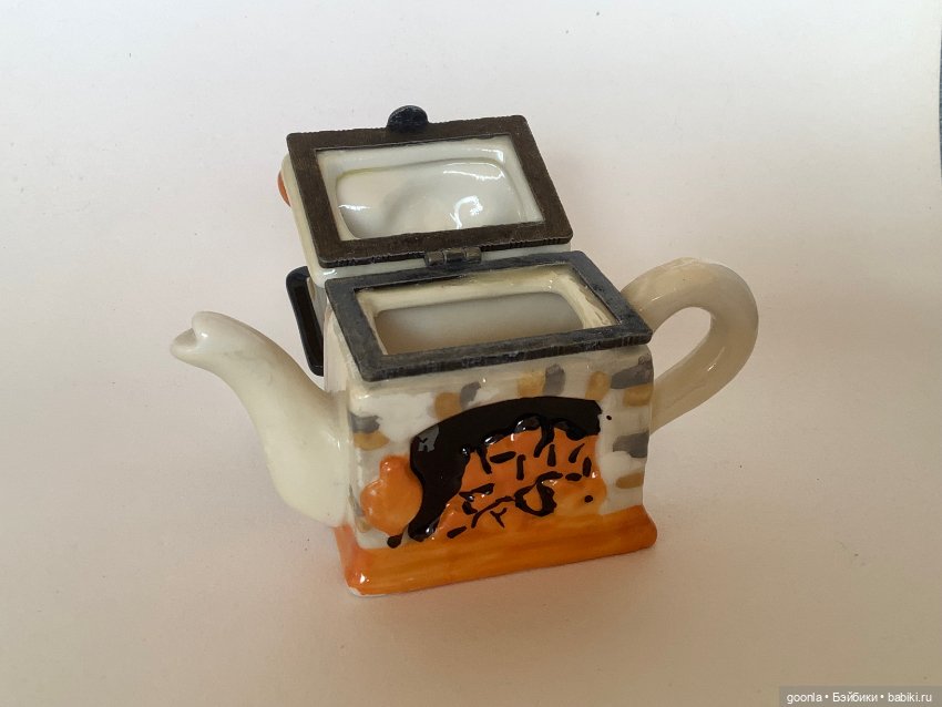 Керамический чайник шкатулка (фото 4)