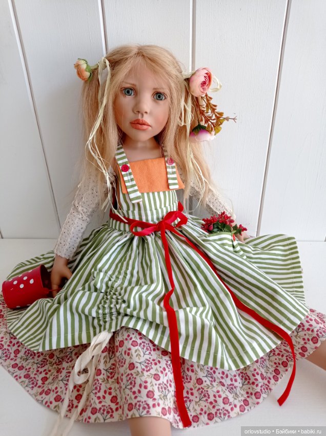 🍎🍒🍉🍄Сарафан для Цвергназе/Zwergnase ростом 65 см