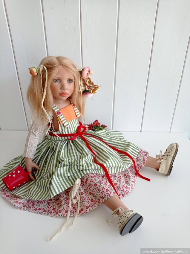 🍎🍒🍉🍄Сарафан для Цвергназе/Zwergnase ростом 65 см