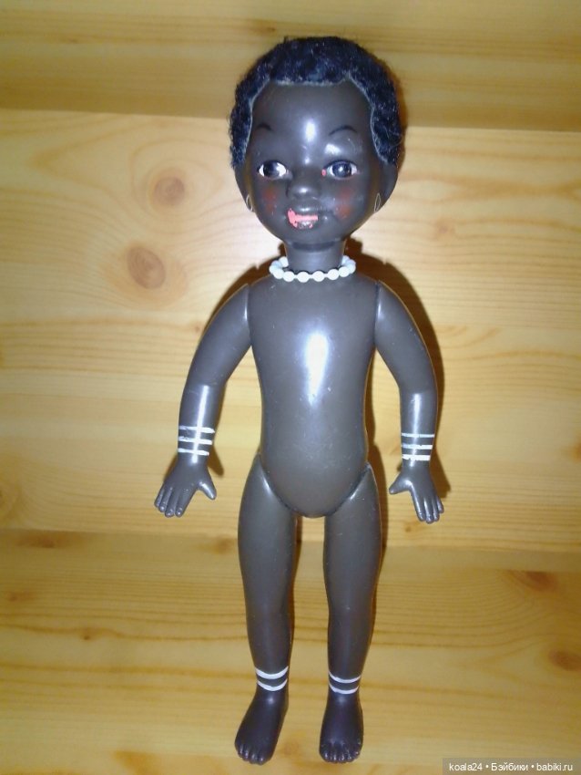 Кукла СССР негр — Винтажные куклы и игрушки детства