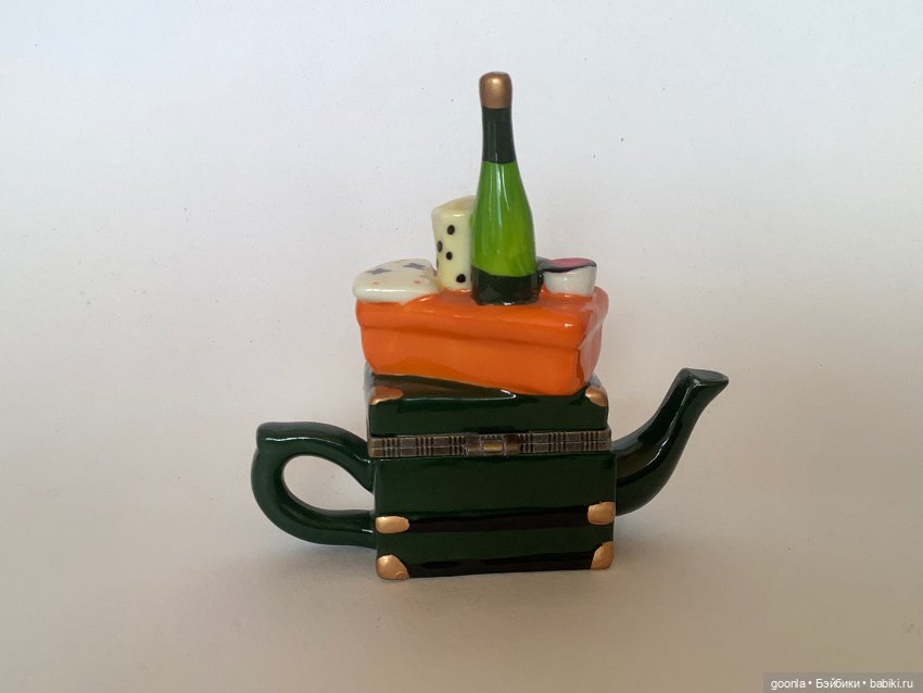 Керамический чайник шкатулка (фото 2)