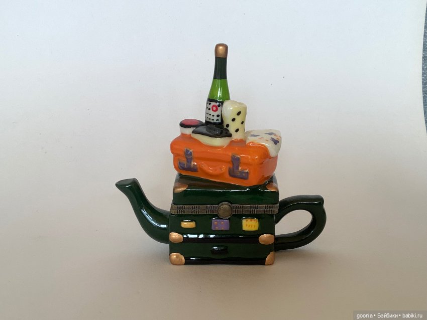 Керамический чайник шкатулка