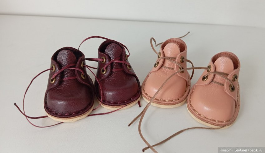 Кожаные ботиночки для Мини булочки, Аси и Сонечки от Весны
