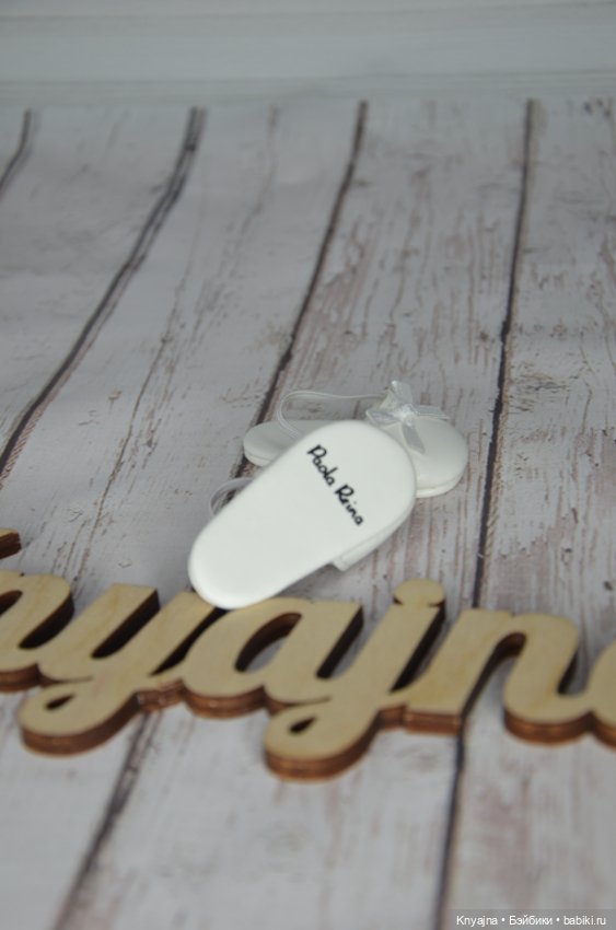 Белые туфельки без пяточки Паола Рейна (фото 2)