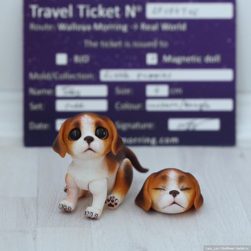 Шарнирный щенок бигля от Walloya Morring (фото 5)