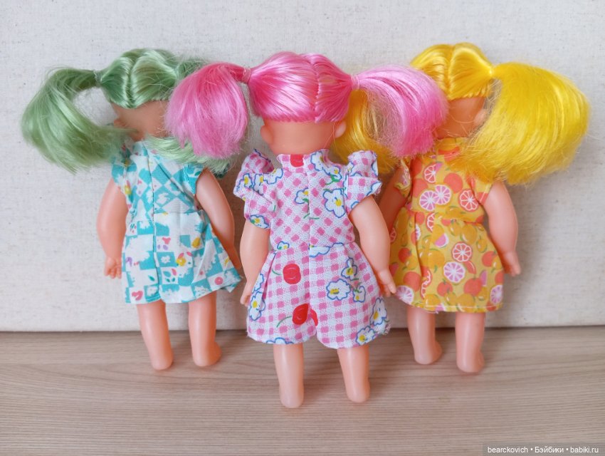 Винтажный набор из трёх кукол (фото 4)