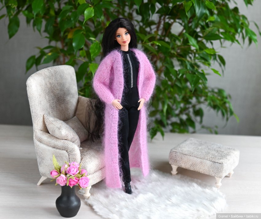 МК "Воздушный кардиган для Барби" (фото 2)