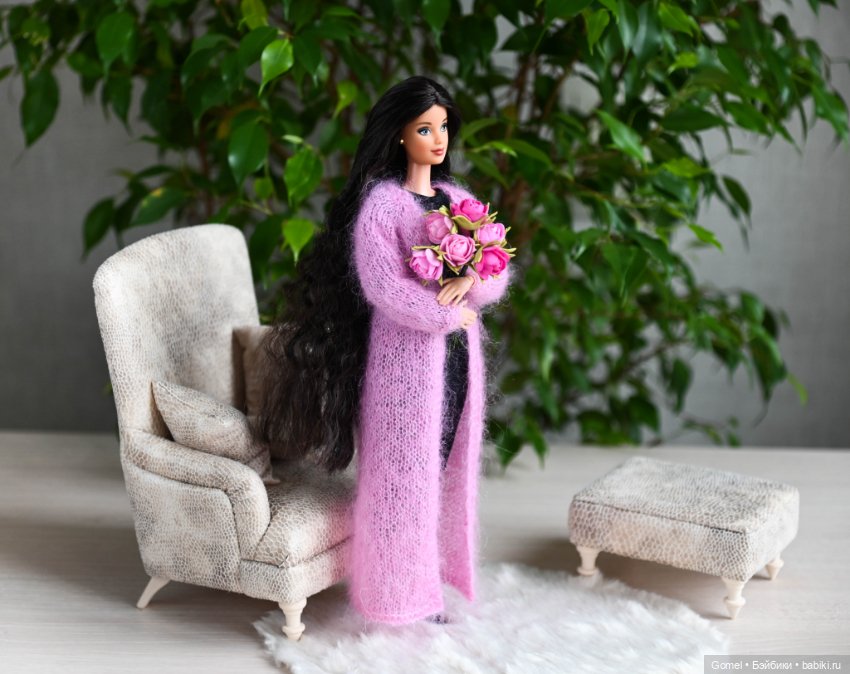 МК "Воздушный кардиган для Барби" (фото 4)