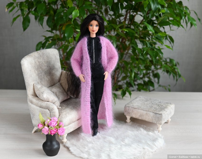 МК "Воздушный кардиган для Барби"
