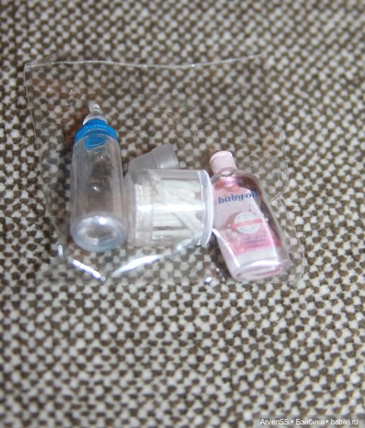 Набор миниатюры (косметика и уход за ребенком) японской фирмы Re-ment (фото 8)