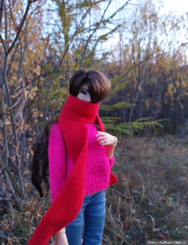 Шарфы для кукол — Аксессуары для BJD (фото 4)