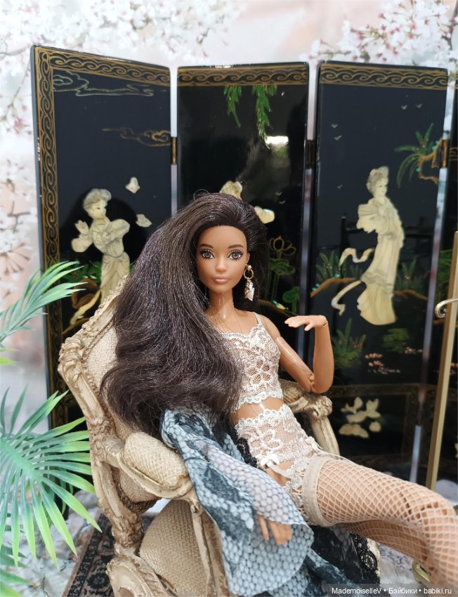 Ширма лаковая инкрустация перламутром (фото 4)