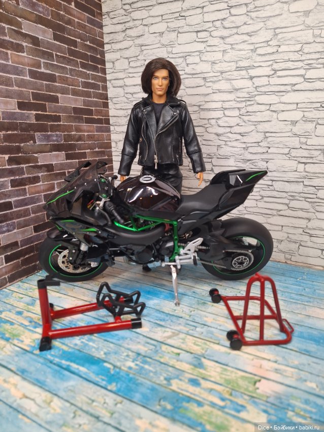 Мотоцикл 1/6, формат барби, интегрити (фото 10)