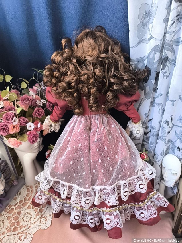Фарфоровая кукла Германия 90е (фото 3)