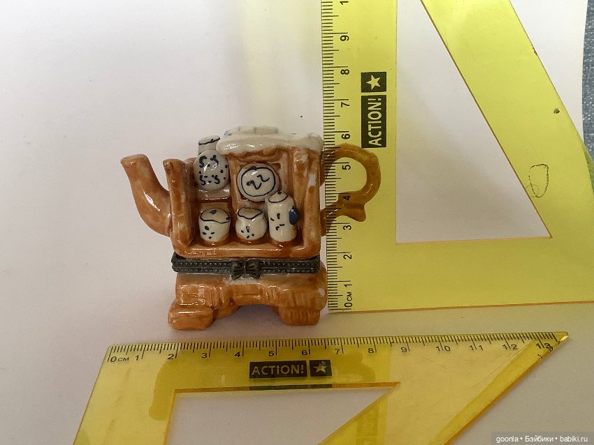 Керамический чайник шкатулка (фото 5)