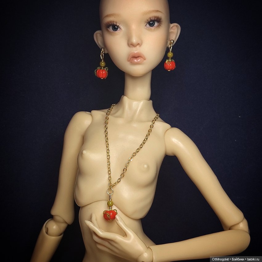 Комплект Тыковка — Украшения и очки для кукол (фото 4)