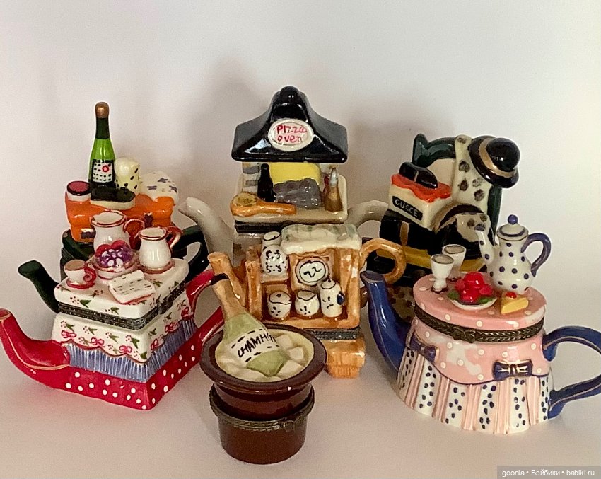 Керамический чайник шкатулка (фото 6)