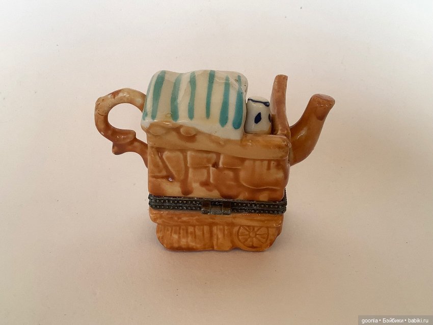 Керамический чайник шкатулка (фото 2)