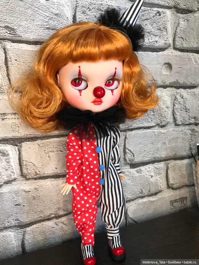 Кукла Блайз Blythe ICY клоун кастом (фото 6)