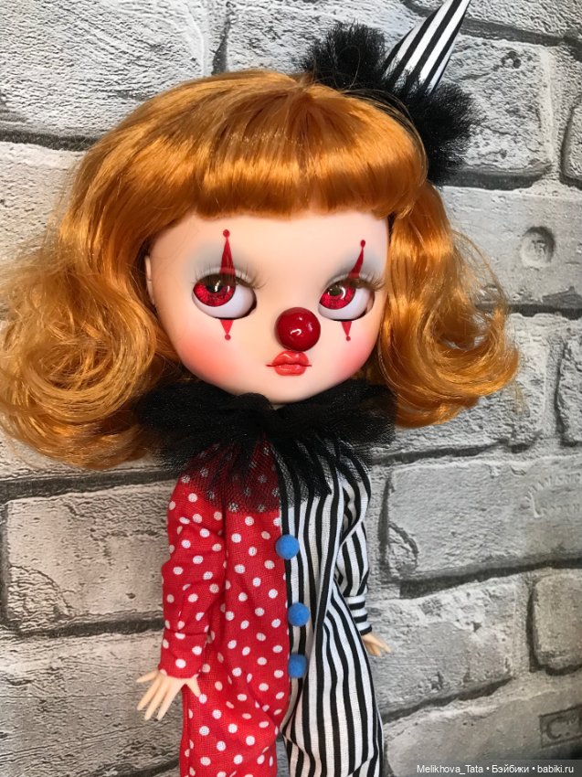 Кукла Блайз Blythe ICY клоун кастом (фото 5)