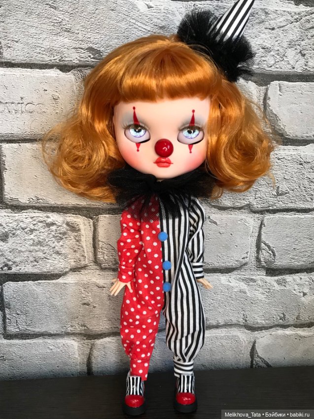 Кукла Блайз Blythe ICY клоун кастом (фото 4)
