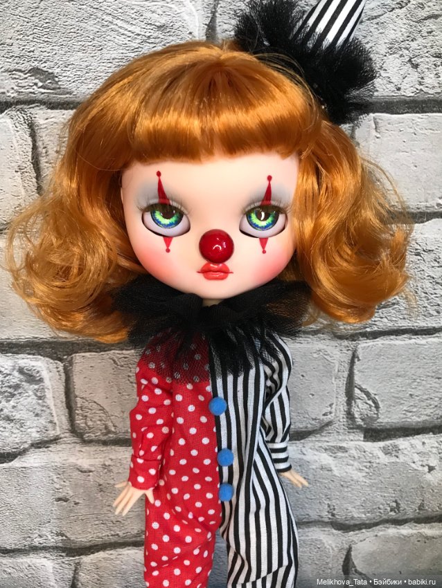 Кукла Блайз Blythe ICY клоун кастом (фото 7)