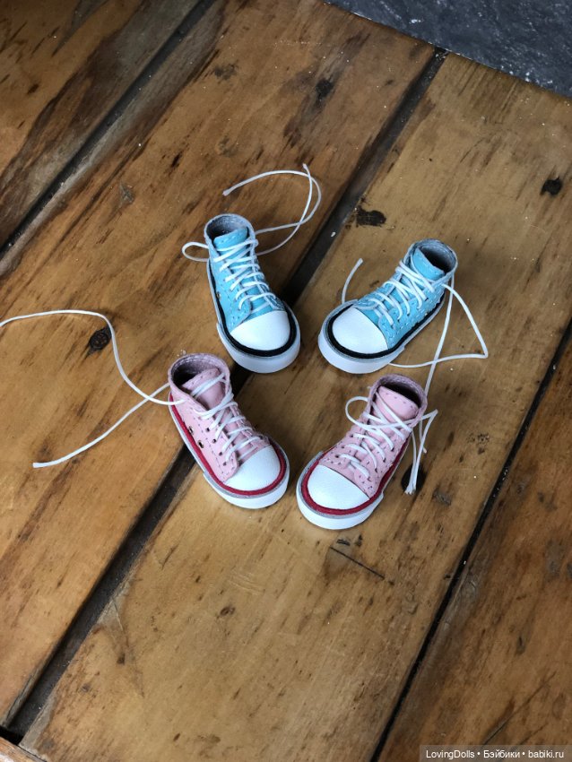 Кеды для кукол бжд 1/6 — Обувь для BJD (фото 2)