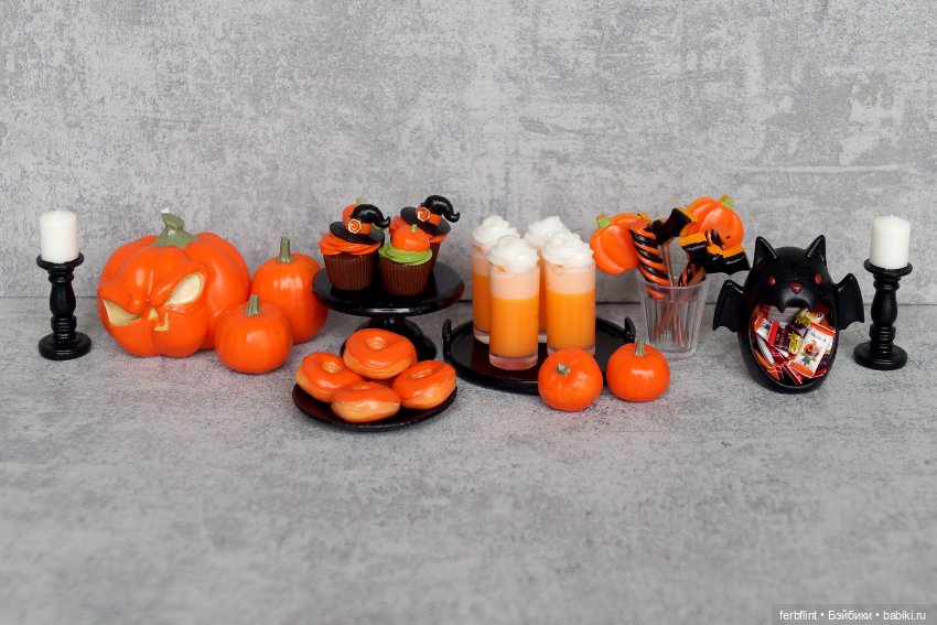 Набор для Хэллоуина №7 в масштабе 1:6