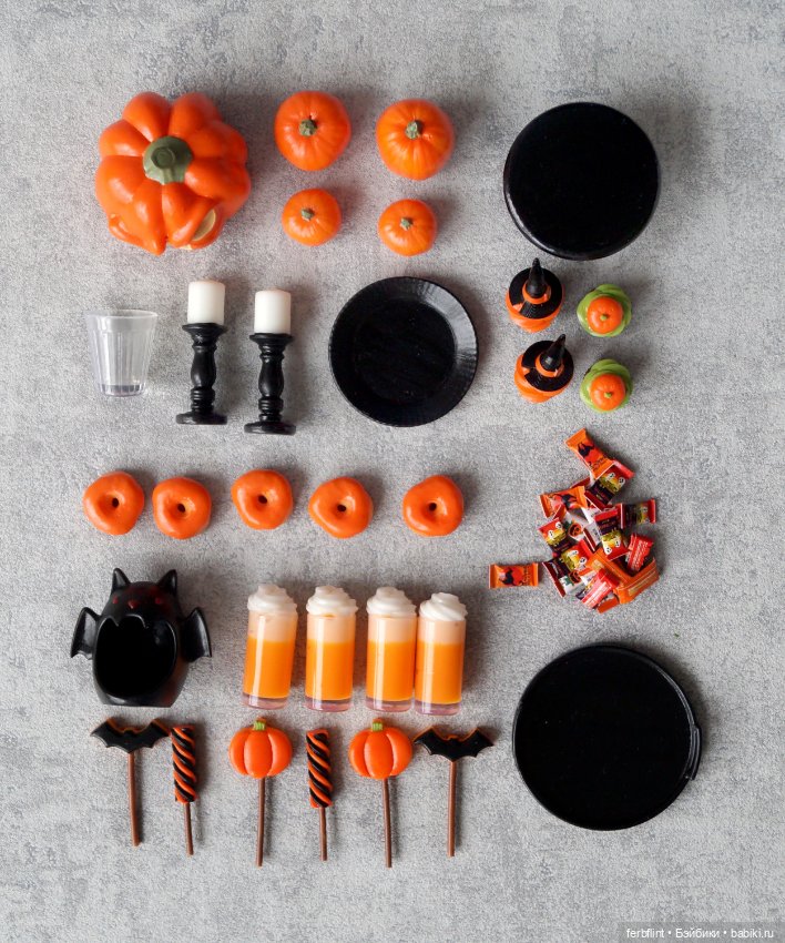 Набор для Хэллоуина №7 в масштабе 1:6 (фото 9)