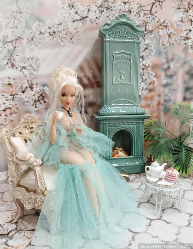 Изразцовый камин "Саксония"