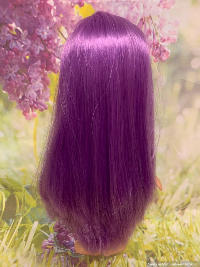 Красивая Ева с фиолетовыми волосами(тело шарнирное) от Berjuan (фото 6)