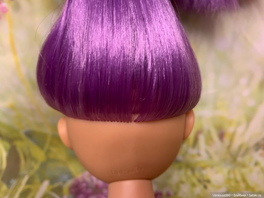 Красивая Ева с фиолетовыми волосами(тело шарнирное) от Berjuan