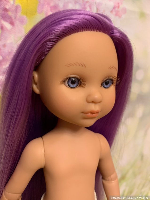 Красивая Ева с фиолетовыми волосами(тело шарнирное) от Berjuan (фото 9)
