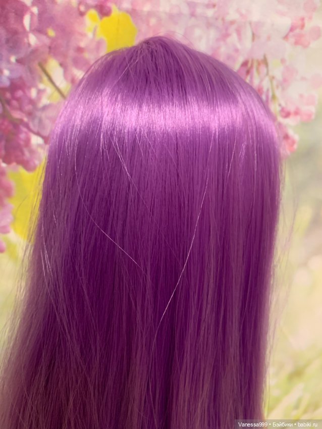 Красивая Ева с фиолетовыми волосами(тело шарнирное) от Berjuan (фото 7)