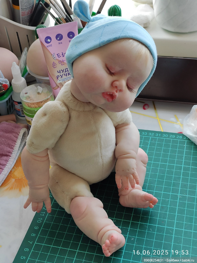 Шарнирная кукла. Мини реборн (фото 3)