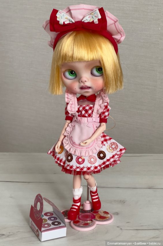 Блайз Donna Doughnut — ООАК (кастом куклы) (фото 7)