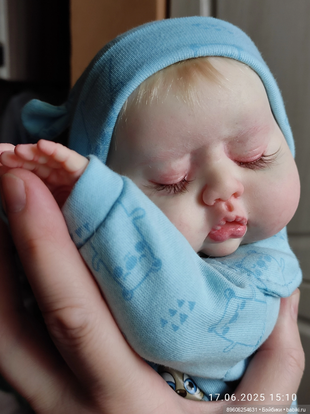 Шарнирная кукла. Мини реборн (фото 5)