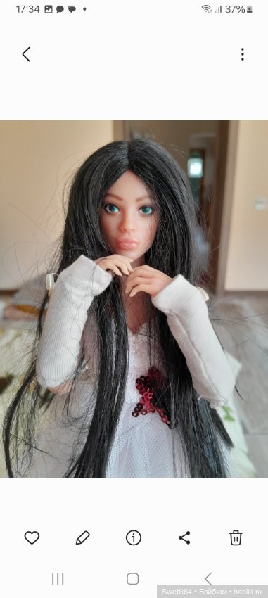 Авторская шарнирная кукла БЖД от Trudograd (фото 2)