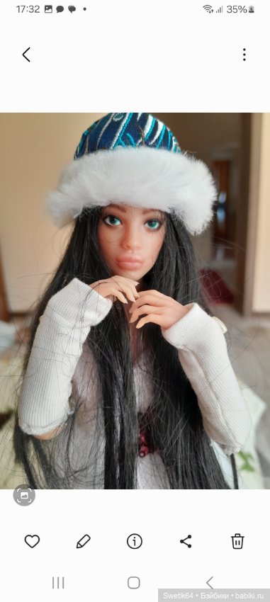 Авторская шарнирная кукла БЖД от Trudograd