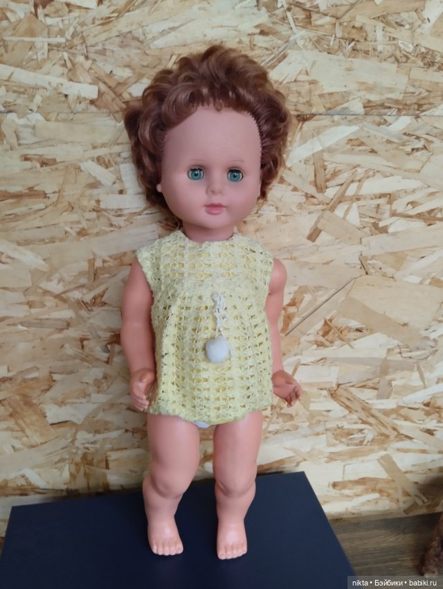 Кукла ГДР Кудрявая красотка их 60х