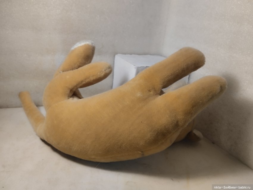 Мягкая игрушка времен СССР Старенький тигр (фото 6)