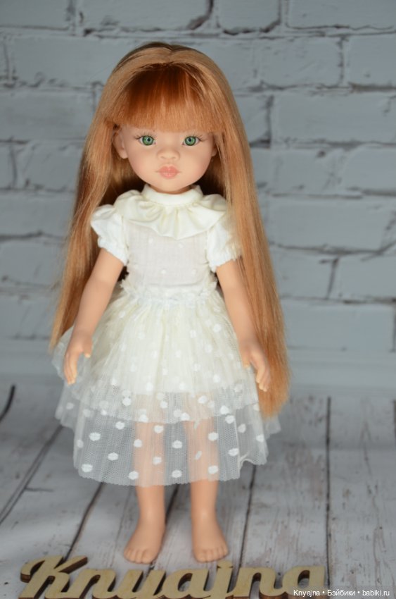 Фирменное платье молочное Паола Рейна