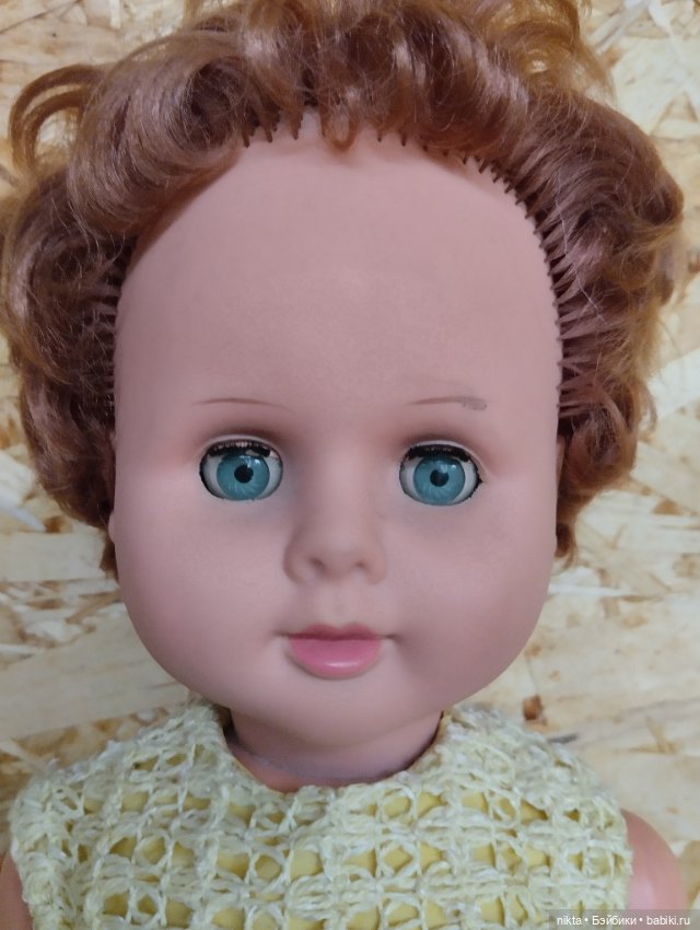Кукла ГДР Кудрявая красотка их 60х (фото 2)