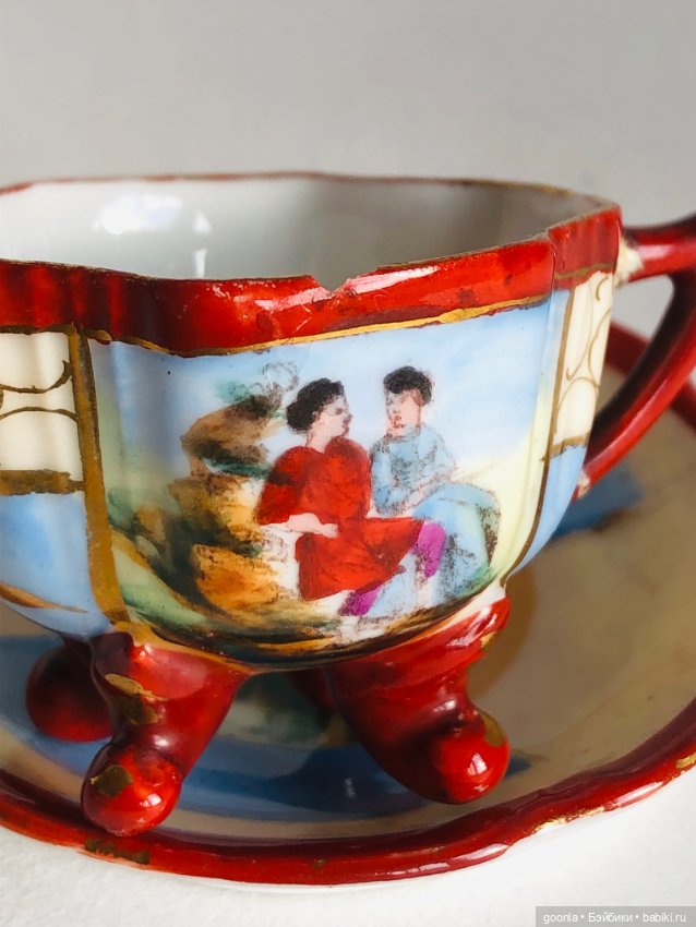 Чайная пара — Аксессуары для кукольных фотосессий (фото 4)