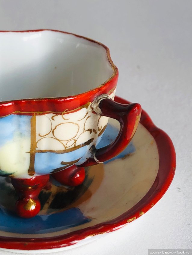 Чайная пара — Аксессуары для кукольных фотосессий (фото 2)