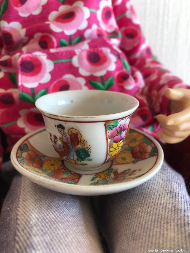 Две чайные пары — Аксессуары для кукольных фотосессий (фото 2)