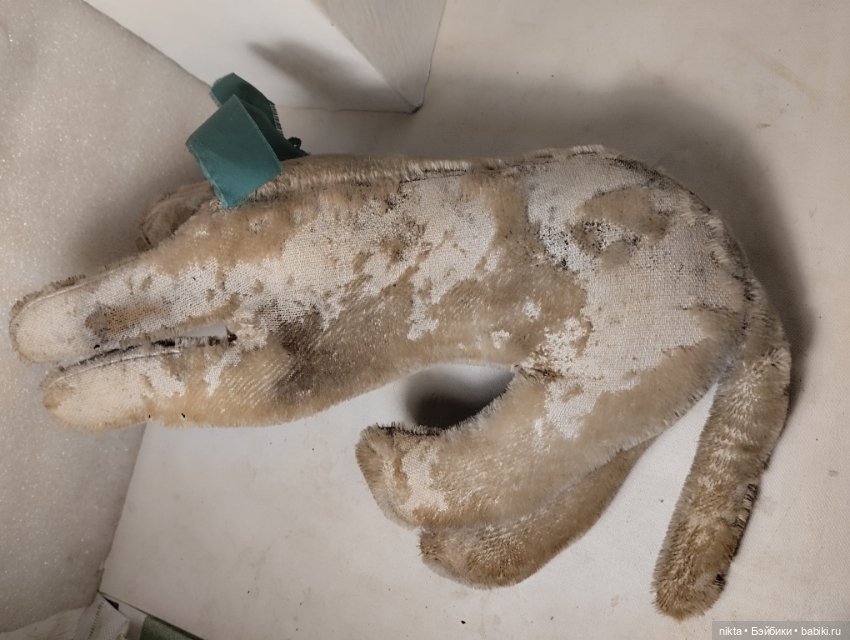 Мягкая игрушка времен СССР Старенький лев (фото 6)